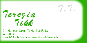 terezia tikk business card