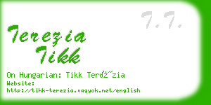 terezia tikk business card